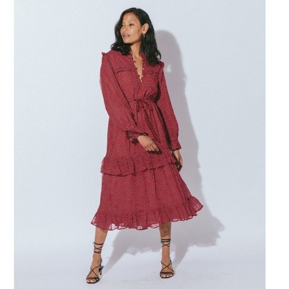 Cleobella Iris‎ Kerala Block Midi Dress XS